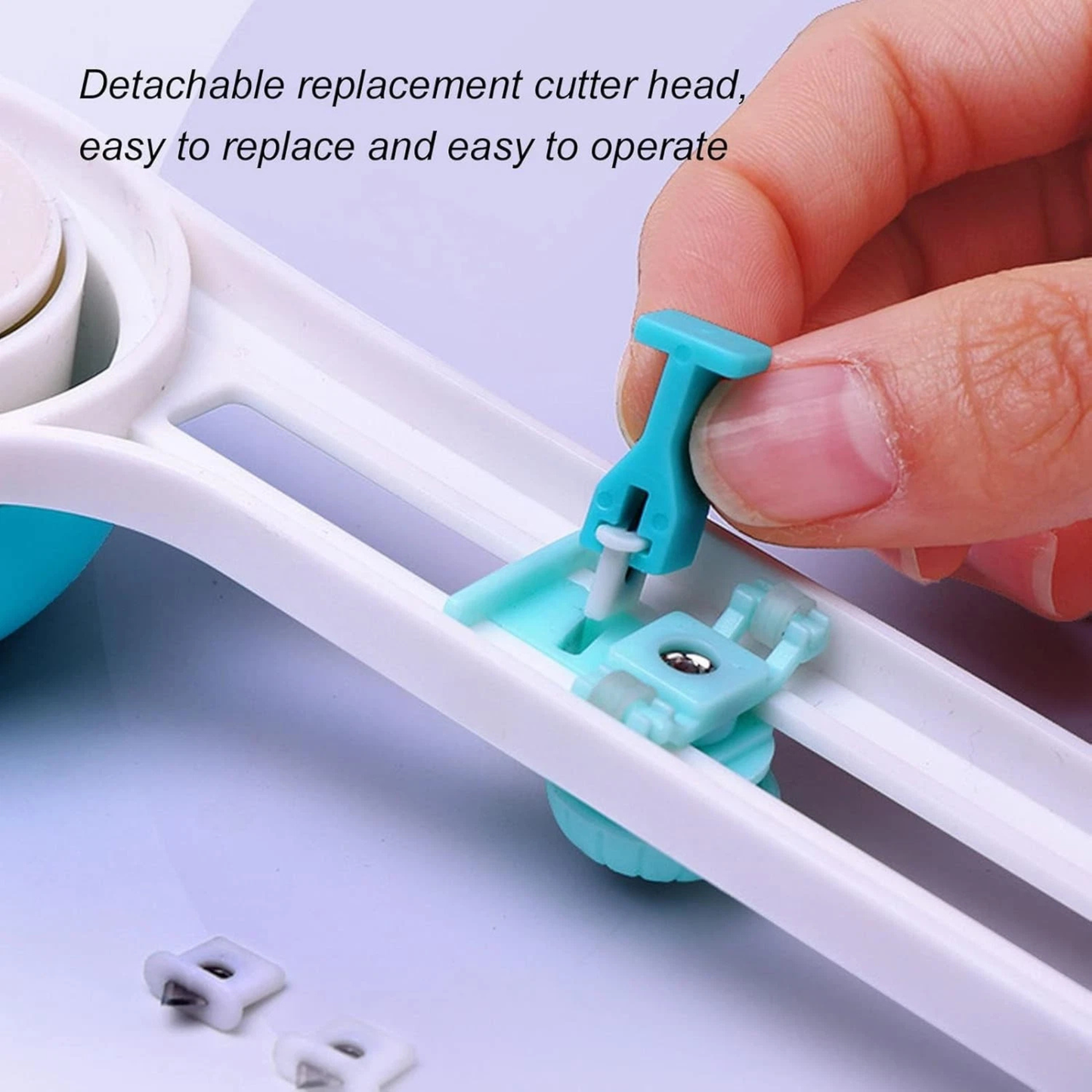 Circle Paper Cutter - Rotary Circle Cutter for Paper Crafts | Adjustable 4-12.5" | Multicolor