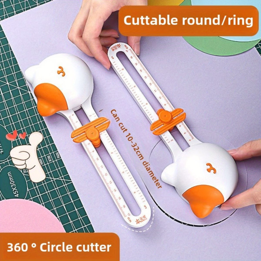 Circle Cutter Cat - Circular Paper Trimmer for Scrapbooking | Rotary Cutter | Back to School