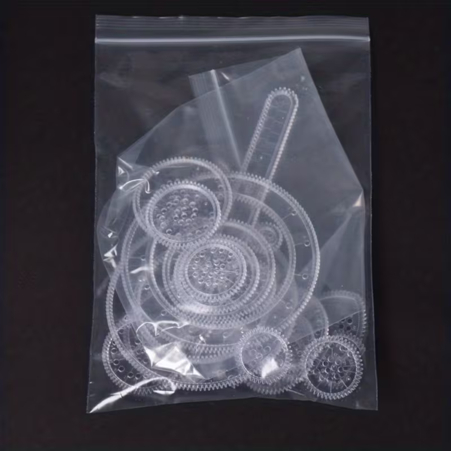 22pcs Multifunctional Geometric Drawing Ruler Set | Spiral Template | Magic Drawing Tool